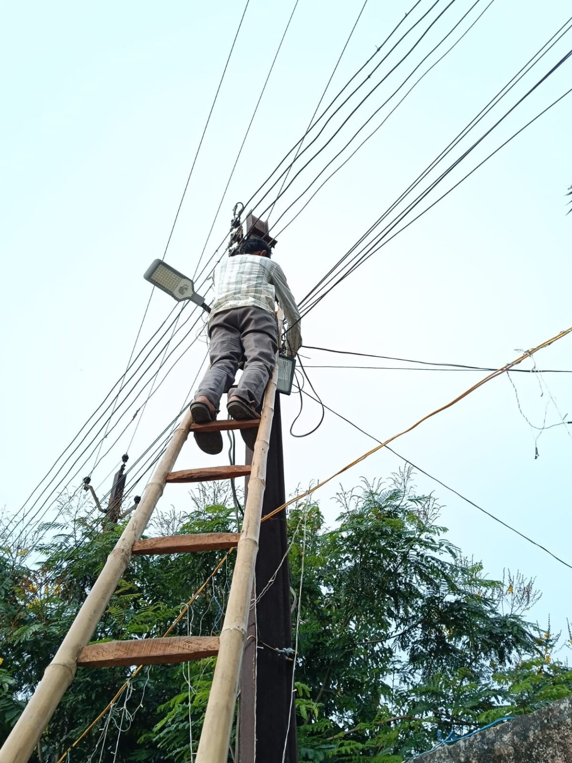 दीपावली से पहले शहर के 27 वार्डों में लगीं 250 से अधिक एलईडी लाइटें