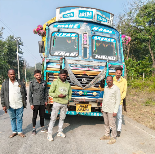 अवैध धान परिवहन पर चिल्हाटी पुलिस की बड़ी कार्यवाही, 390 बोरी धान जप्त