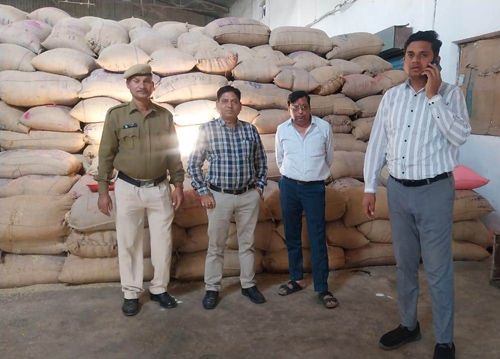 जिले में अवैध धान पर कड़ी कार्रवाई, 4 प्रकरणों में 2431 क्विंटल जप्त