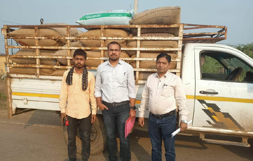 राजनांदगांव में अवैध धान पर बड़ी कार्यवाही, 16 लाख के 528 क्विंटल धान जप्त