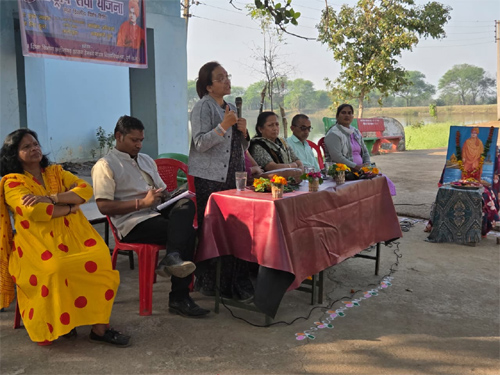 कमला कॉलेज की एनएसएस इकाई का ग्राम आलीखूटा में विशेष शिविर