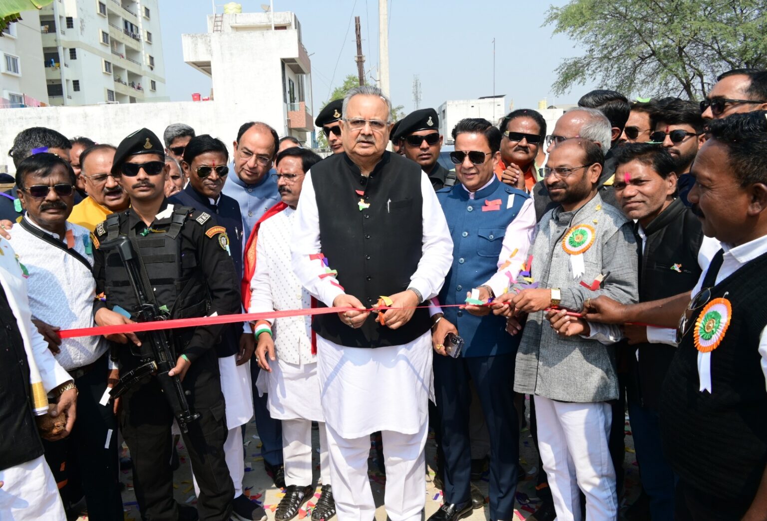 राजनांदगांव की पत्रकार कालोनी पत्रकारों की एकजुटता का एक अच्छा उदाहरण : डॉ. रमन सिंह