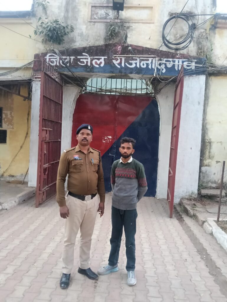 शांति भंग करने की नियत से वाद विवाद करने वाले आरोपी को किया गिरफ्तार