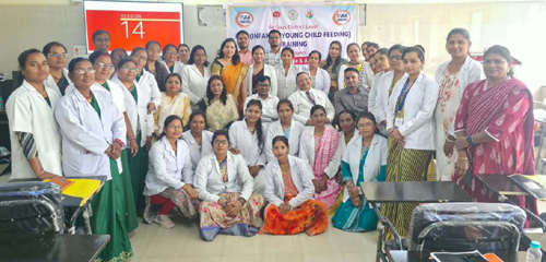 शिशु स्वास्थ्य एवं पोषण कार्यक्रम अंतर्गत आईवायसीएफ (एमएए) प्रशिक्षण संपन्न