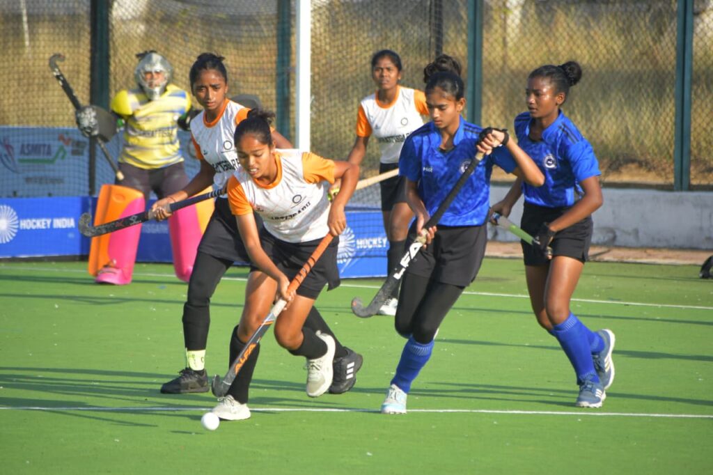 अस्मिता वेस्ट जोन हॉकी प्रतियोगिता : अंतिम लीग मैच में छत्तीसगढ़ और मध्यप्रदेश 1-1 गोल की बराबरी पर रही