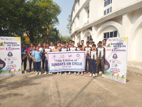 स्वास्थ्य एवं फिटनेस के प्रति जागरुकता लाने फिट इंडिया संडे सायकल रैली का हुआ आयोजन