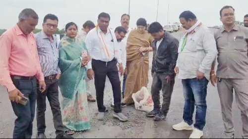 लोकार्पण से पहले ही धंसा 22 करोड़ का बरगा ओवरब्रिज : विपिन यादव