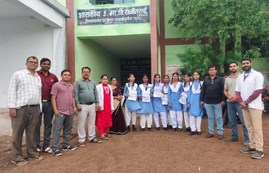निजी स्कूलों तक पहुंचा एचपीवी टीकाकरण अभियान, जिले में 4010 किशोरियों को लगा सुरक्षा कवच