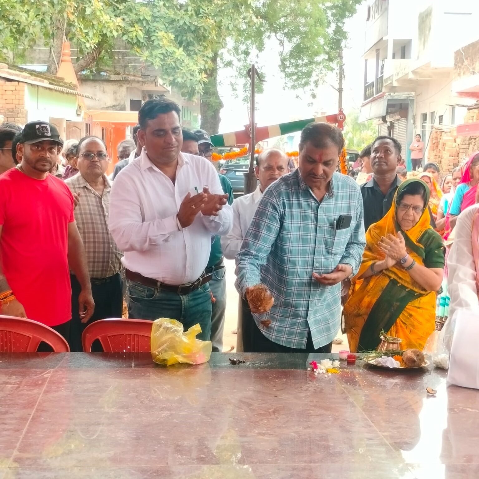 मोहारा वार्ड को डेढ़ करोड़ की सौगात : पाइपलाइन विस्तार, मुक्तिधाम उन्नयन और सड़क-नाली के लिए महापौर ने किया भूमिपूजन