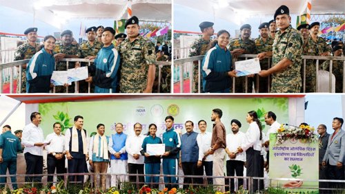 अंतर्राष्ट्रीय ओलंपिक दिवस : सीएम विष्णुदेव साय ने संस्कार सिटी इंटरनेशनल स्कूल के होनहार खिलाड़ियों और कोच को किया सम्मानित